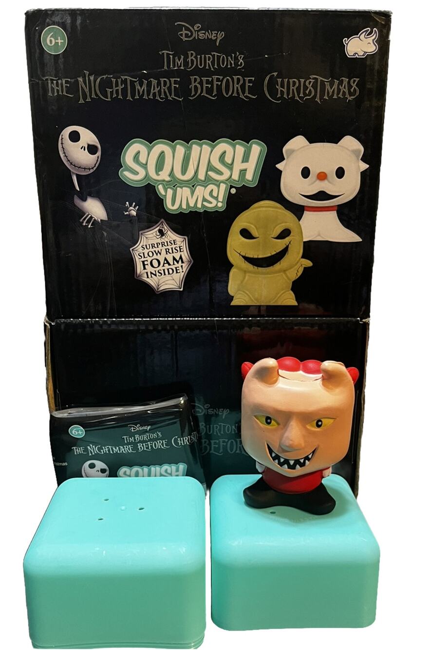 Walt Disney The Nightmare Before Christmas Bullsitoy Squish 'Ums Lock W/ Display